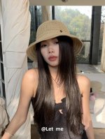 P80 赛琳 Celine 日系纯色针织镂空渔夫帽子女春夏季2025 新款透气遮阳防晒帽子盆帽