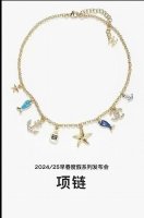 Chanel25C 早春系列多元素项链 梦幻海洋系列实物还蛮惊艳 Chanel25C这期的风格变化还蛮大 增加了好多海洋生物 海马 螃蟹 海星 这些元素 王一博