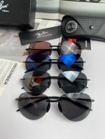 新款品牌：雷朋Ray.Ban高品质男士偏光蛤蟆太阳镜 超轻无框质感超赞，男士开车必备品。编号：9825