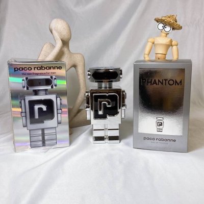 高端品质 帕高paco Rabanne 帕科新香 phantom 幻影机器人未来男士100Ml 前调 松木 柑橘 柠檬 中调 茶 茉莉 薰衣草 后调 零陵香豆