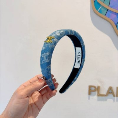 配包装 P60 Celine 赛琳 官方经典新款牛仔布发箍，女神必备头箍，非常舒时尚百搭，舒适潮流款！