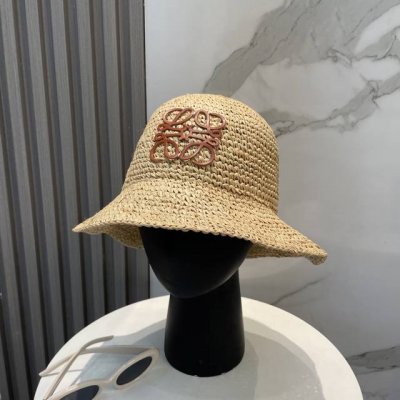 罗意威 Loewe 新款拉菲草密织草帽 夏天海边首选 明星同款 大牌简约