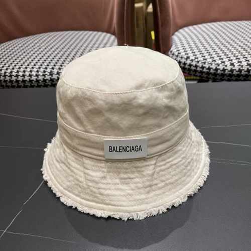 Balenciaga巴黎世家2025渔夫帽夏季防晒遮阳帽子水桶帽显脸小