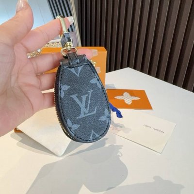 Lv经典老花钥匙包，车钥匙包 挂件配饰