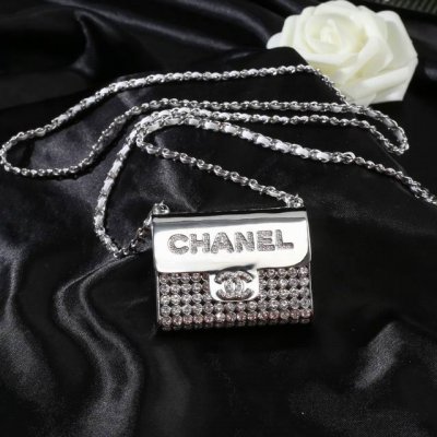 小香 Chanel 新款包包项链 专柜同步上新 双C项链 精工打造原版一致黄铜材质