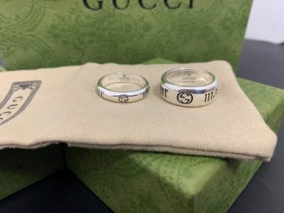 到货！新款 Gucci 古驰 Maison De L‘Amour戒指 12-24码 现货 编号：B0657441