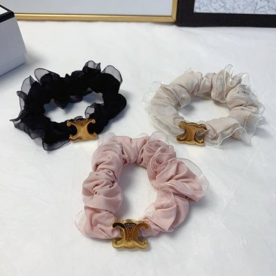 celine赛琳 celine发圈 凯旋门钛钢Logo轻奢风皮筋发圈气质百搭小仙女必入单品 宝藏款 闭眼入推荐款 单个