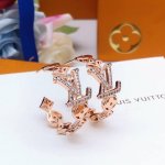 编号Led0129 Lv*最新款玫瑰金色耳环 一致Zp黄铜材质