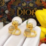 编号Ded0172 Dio*最新款Cd大小珍珠透明白色 超有质感一致Zp黄铜材质