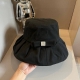 70￥ 缪缪Miumiu2024春夏新款布帽，百褶款渔夫帽，头围57Cm