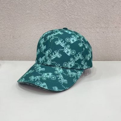 跑量50 Coach～新款印花棒球帽