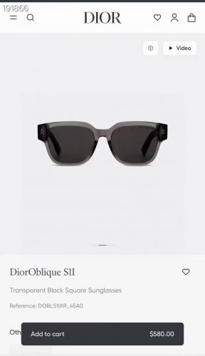 dior Model：Dioroblique S1F Size：53口19-145