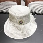 蒙口Moncler 2025 春夏新款渔夫帽女日系文艺韩版百搭宽 檐盆帽百搭遞阳帽
