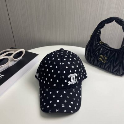 Chanel香奈儿 新款简约刺绣Logo棒球帽新款出货 大牌款超好搭配 赶紧入手