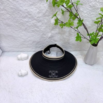 跑量 赛琳 新款草编空顶帽 pp草材质 这个密度防晒没得说可折叠 出门游玩方便携带