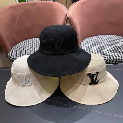 lv路易威登 新款蝴蝶结折叠款遮阳渔夫帽～小香风遮阳效果一绝、随意折叠都不会变形