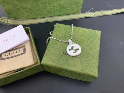 到货！Gucci 古驰 大号经典双G珠子项链 现货 长度：50+5Cm 编号：D0666164