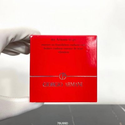 高端品质 阿玛尼麂皮红色气垫！壳芯分开装。色号：2#，3#，4#。
