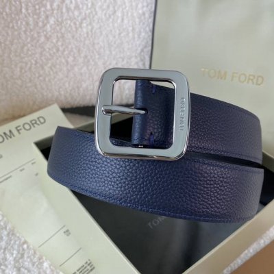 tom Ford 汤姆福特 新品意大利进口小牛皮 简约商务男士腰带 4.0Cm宽 可双面用 配原版包装
