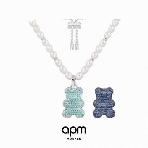 Apm Monaco Baby Mood Yummy Bear蓝钻小熊珍珠项链！Yummy Bear 浓缩爱与力量，演绎趣味时尚，缤纷色彩打造酷炫的夏日造型，微