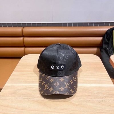春夏新款Lv新款鸭舌帽，高品质棒球帽，黑 咖两色，头围57Cm左右