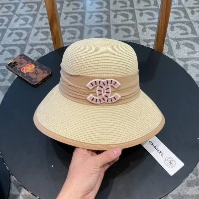 Chanel香奈儿 新款编织草帽，度假休闲必备，优雅大方的一款