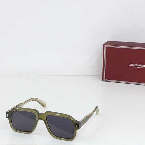 方形Jacques Marie Mage 日本手工眼镜 Model：Challenger Size:55-17.