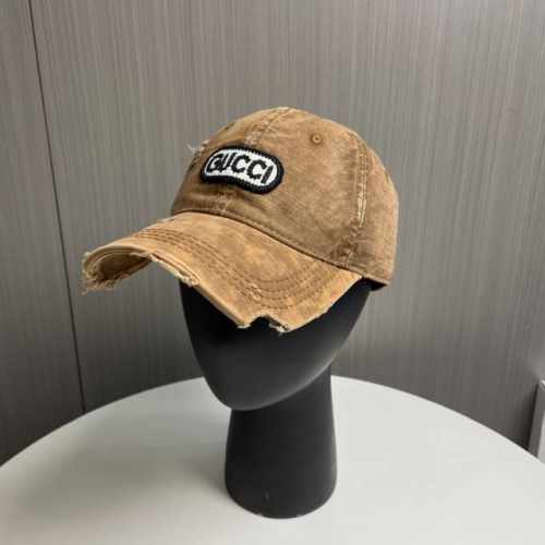 古奇Gucci～25春季新款 简约高级感棒球帽 新工艺洗水，复古色系，定制版！