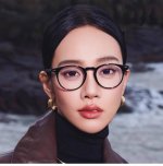 chane*复古日系感Get近视眼镜女磨砂玳瑁圆框小众高级感镜框可配度数