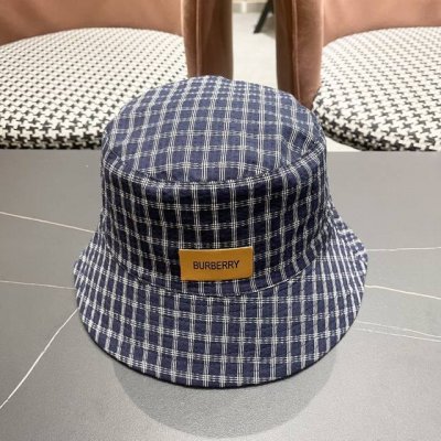 Burberry 巴宝莉 日系格子渔夫帽 轻盈透气。完美版型，对格精准无误，原厂品质，独家实物拍摄，男女适用！，