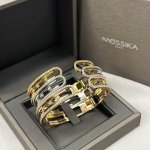 Messika 梅西卡 新款Move 10Th 不对称 滑动 手镯 老师傅手工组装灵动钻石 S925纯银材质电镀14K金 超赞工艺 百搭 夏日简约风 铂金 玫瑰