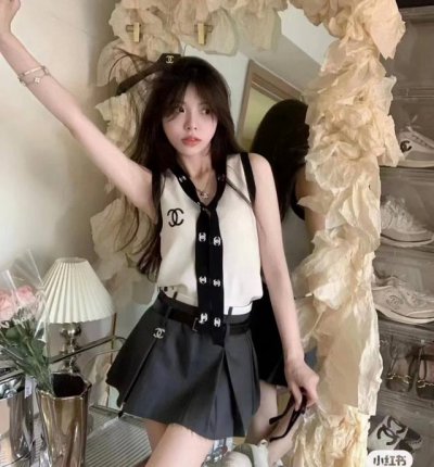 香奈儿小背心，搭外套单穿超爆 均码
