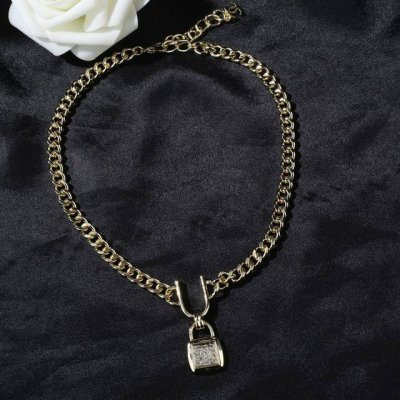 小香 Chanel 锁头项链 专柜同步上市 双C 锁骨链 精工打造原版一致黄铜材质