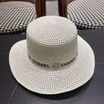 Chanel香奈儿 新款小香风草编度假风盆帽草帽，大牌风～出街旅行单品