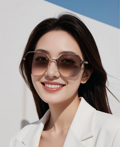 尼龙系列 Lv大框太阳镜墨镜经典的方框设计 不挑脸型 无论搭配大衣还是连衣裙都非常显气质尼龙镜片预防紫外线 型号 L1612