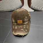 Moncler蒙口 破洞蝴蝶结棒球帽2025春新款 防晒复古百搭鸭舌帽子男潮