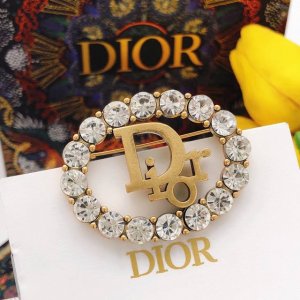 编号Dxz0004 Dior胸针 新款 现货即发 爆款随时断货 复古风格 时尚 造型设计很漂亮专柜材质