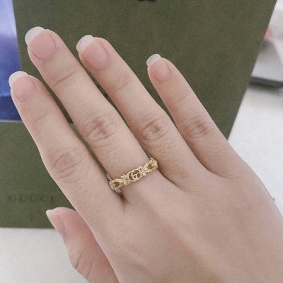 我们出品 花卉戒指尺寸6-11