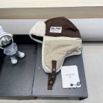 Moncler韩版拼色雷锋帽男女冬季加厚保暖百搭护耳帽户外出游滑雪飞行员帽