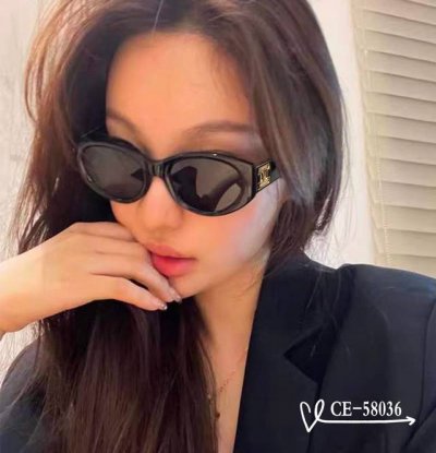 p80 .【法国塞林-Celine】 .【宝丽来树脂偏光镜片】 .【Tr90镜架轻便佩戴舒适】 .【Size 58-17-142，】 .【款太阳镜减轻强光负担，
