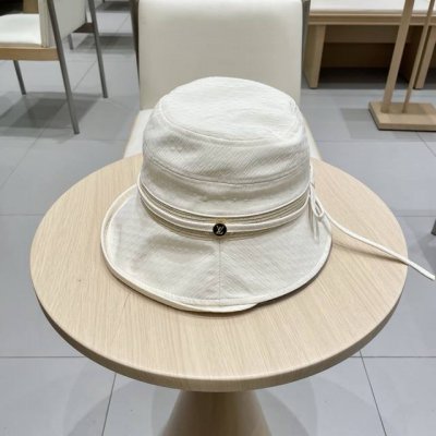路易威登棒球帽 Louisvuitton带蝴蝶结渔夫帽子女款新品百搭时尚盆帽显脸小可折叠遮阳帽