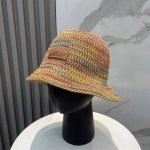 miumiu缪缪 新款彩条针织盆帽，高密度制作，一顶超级有品位的针织帽了~出街首选！帽型超美腻颜色妥妥，轻便携带！小仙女人手必备 头围57Cm