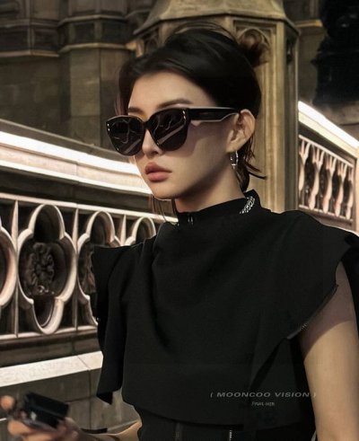 Gucci-偏光太阳镜 2025开春新款 潮流爆款 时尚圆框偏光太阳镜 高品质 佩戴舒适 网红潮款墨镜 女士高清偏光太阳镜 高品质Tr镜框 型号 G1907