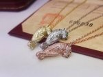 奢华豹头项链 Cartier 卡地亚 1:1豹子满钻 项链出货经典贵族范儿 奢华满钻抚媚豹子设计独家实拍 亚金电镀18K金工艺 微镶多粒超闪Aaaa钻 搭配祖母