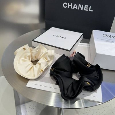 配包装盒 单个 chanel 香奈儿 最新款小香发圈 名媛范儿十足 时尚潮人必备