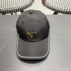 普拉达 prada速干棒球帽时尚潮流 高端做工 非一般的品质 细节看实拍哦