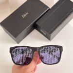 新品 迪奥板材字母太阳眼镜 Dior B23 S2F 时尚Cd高级方形潮款墨镜 男女款 素颜百搭光学眼镜 平光镜 可配近视镜片 Size：58-20-145
