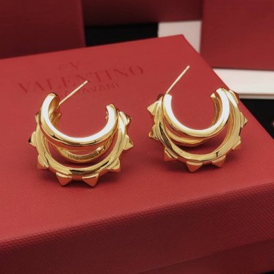编号Ved0163 华伦天奴 金属耳环耳勾 精致女孩必备时髦单品