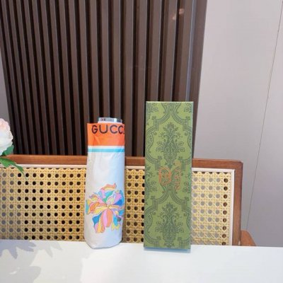 Gucci 古奇 新款 五折手开折叠晴雨伞 选用台湾进口Uv防紫外线伞布 原单代工级品质