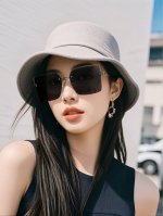 Lv女士墨镜 高清尼龙片 经典四叶草元素复古风 直播款 6129
